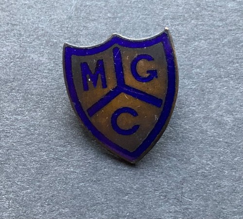 Vintage enamel badge - vintage, m.g.c.