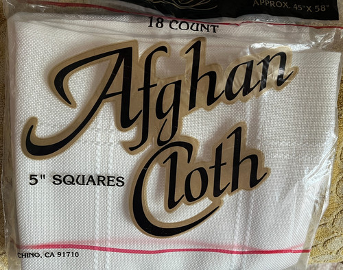 Textiles afghan cloth - g,