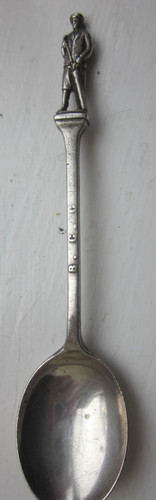 Silver golf spoon 1929 - golf,